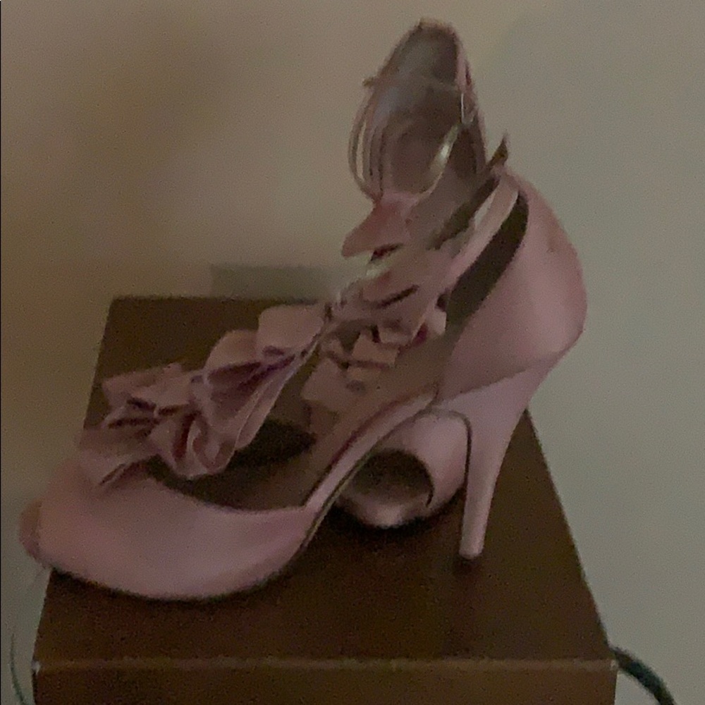 Pink Ruffle Heels